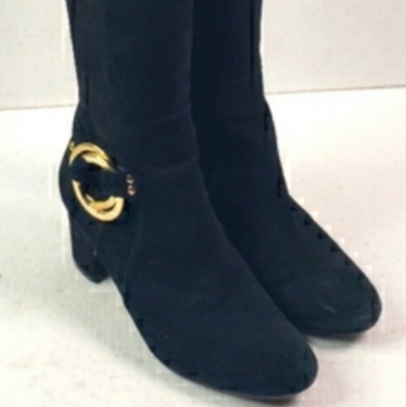 Karl Lagerfeld Paris 'Cami' Knee High Suede Boots - size 7 Women's - Picture 1 of 16